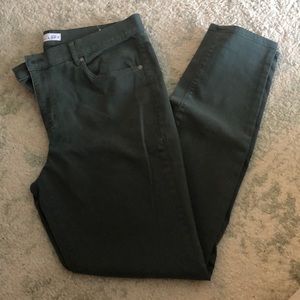 NWOT Hunter Green Skinny Jeans